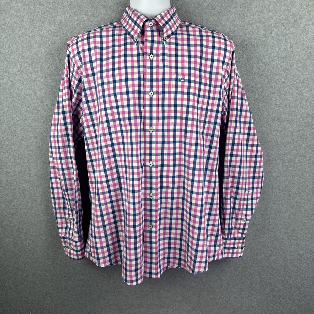 Southern Tide Men's Long Sleeve Button Down Shirt Plaid Size‎ Medium